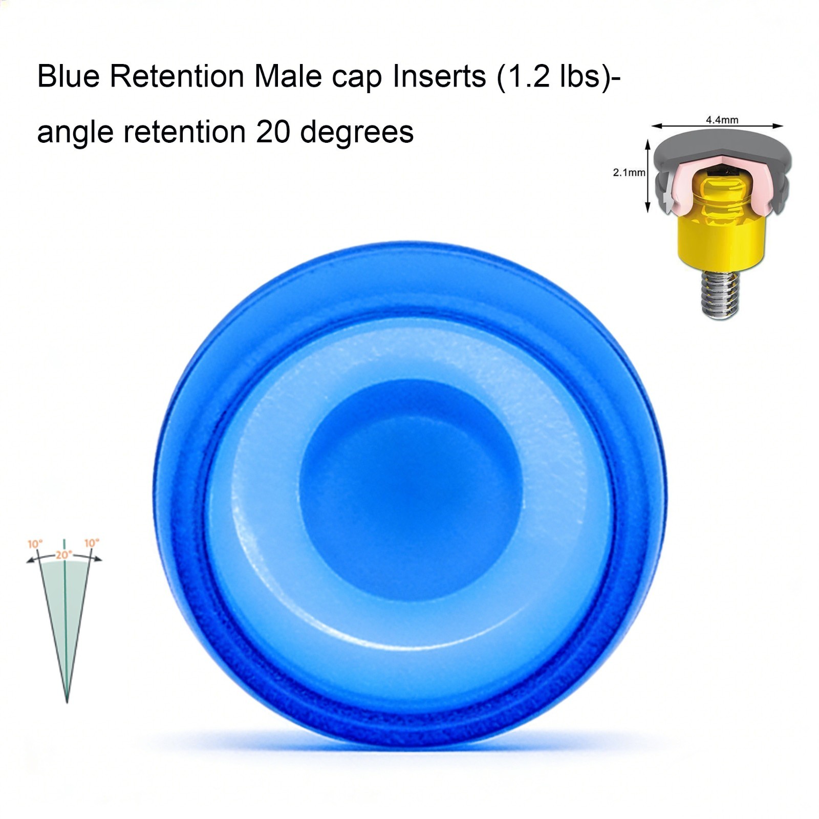 US Implant Replace Standard Male Inserts Fit ZEST Locator Legacy Dental Abutment