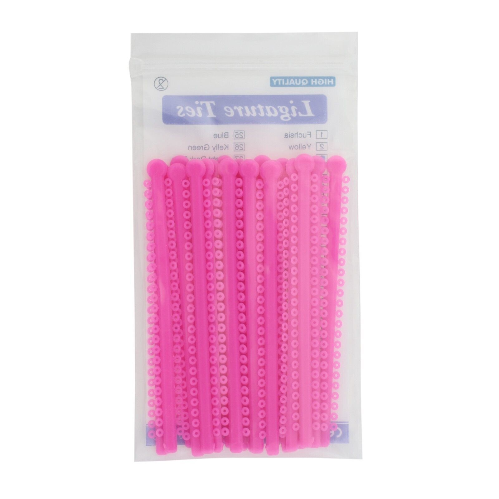 Dental Orthodontic Arch wire Ligature Ties Niti Elastic Ovoid Form Rubber Bands