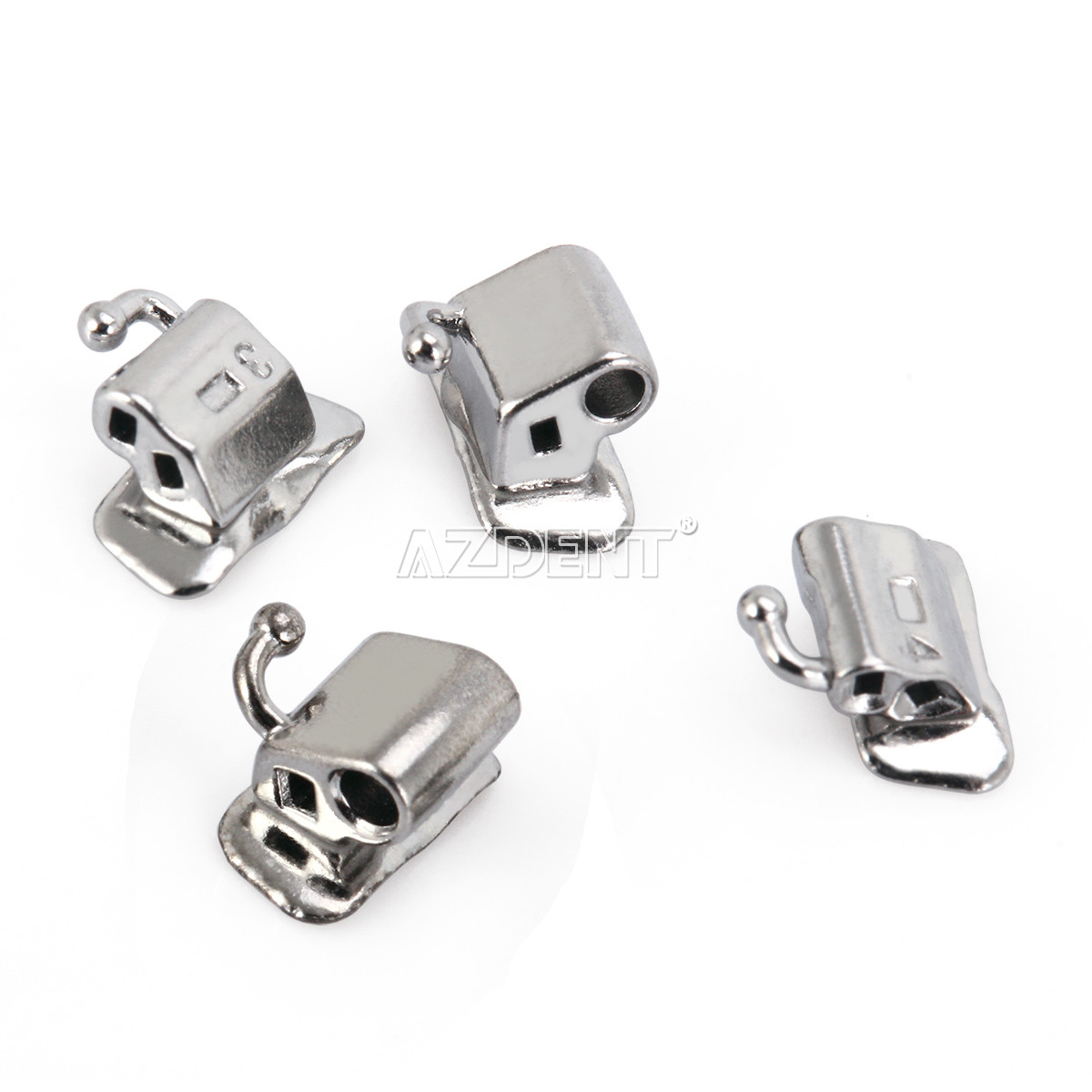 Dental Orthodontic Buccal Tubes Roth/MBT 022 1st Molar Double Tube Non-Conv