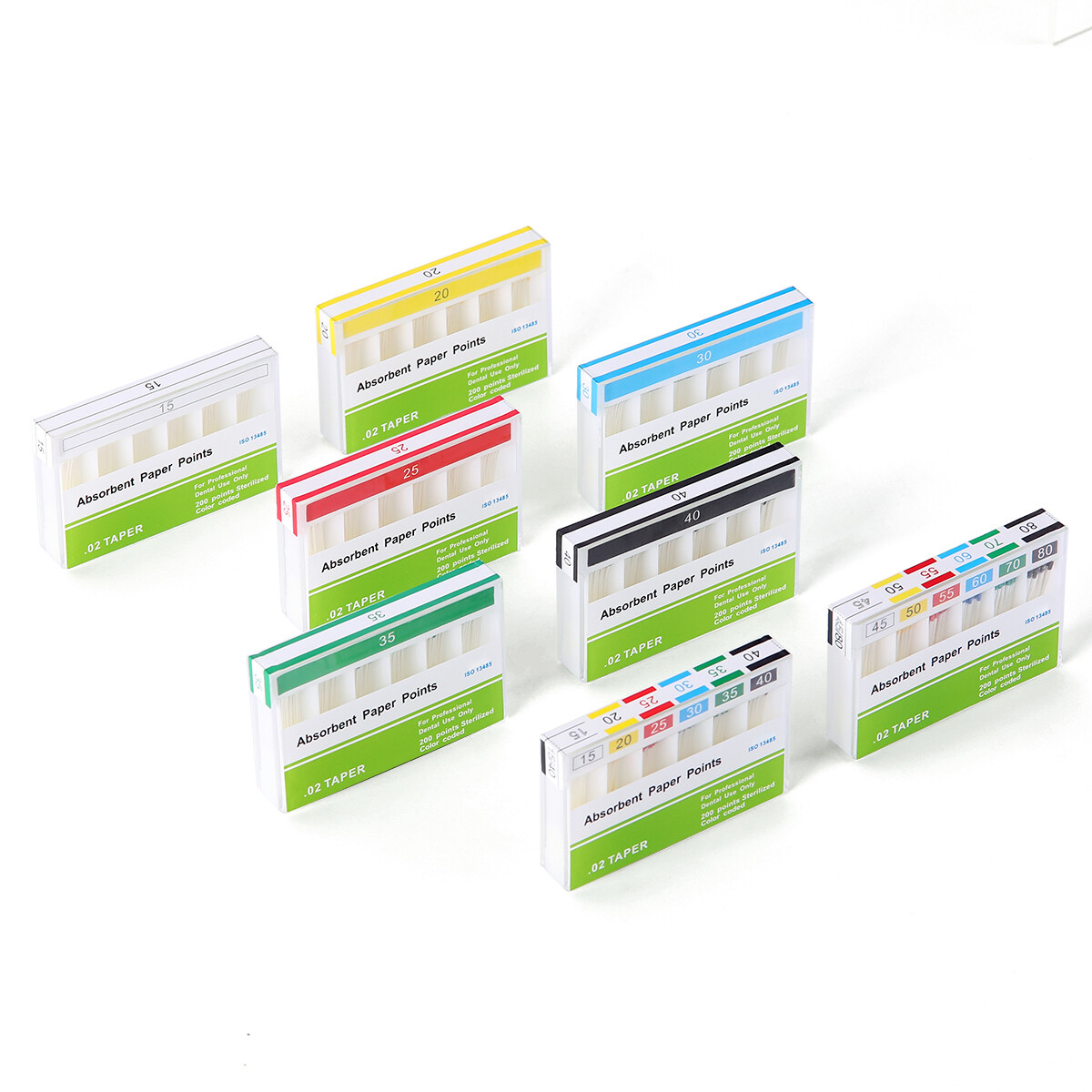 Dental Absorbent Paper Points Gutta Percha Points Eododontic 15-80# EODO Root