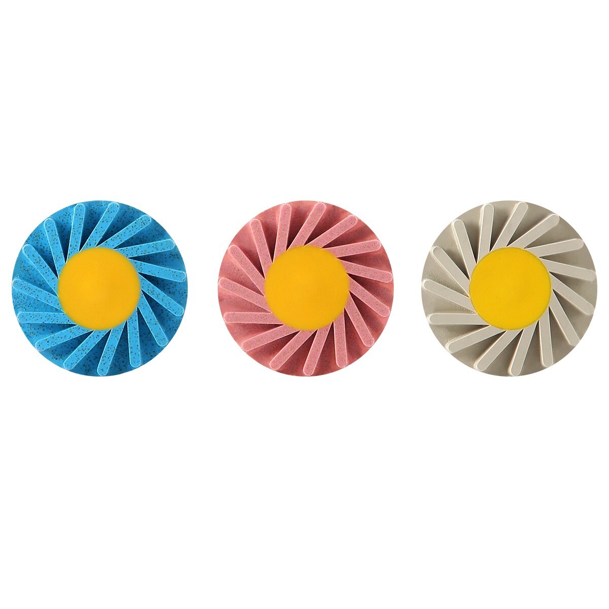 6Pcs Dental Zirconia Polishing Wheel Kits RA Coarse Medium Fine for Contra Angle