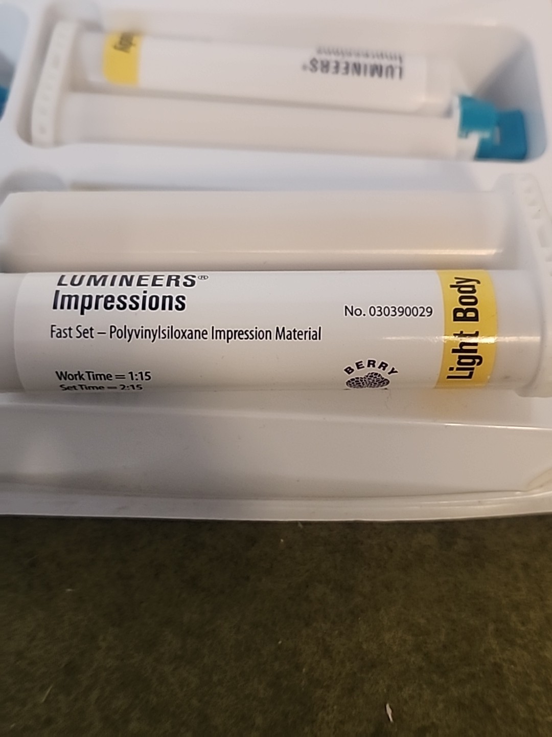 VPS Bite Registration Material FAST SET LIGHT BODY 4 X 50ml Cartridges Dental