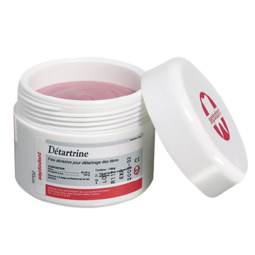 Dental DETARTRINE Superior Scaling Polish Paste for Brilliant Surface 45gm Jar