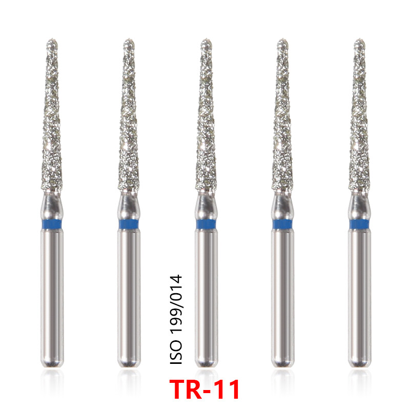 20Types 100Pcs Dental Diamond Burs Drills For High Speed Handpiece Medium FG BUR