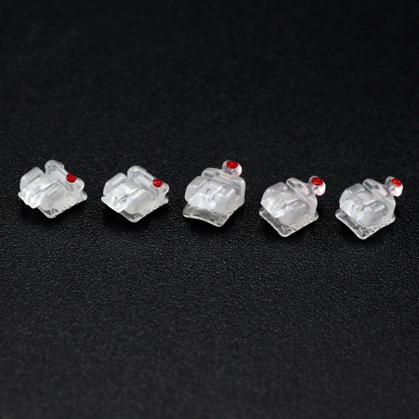 Dental Ceramic Brackets Orthodontic Self Ligating Braces MBT 022 345 Damon Clear