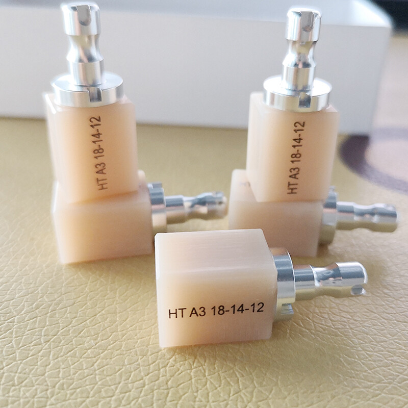 5Pcs HT/LT Monochrome Dental Hyramic CAD/CAM Restorative Blocks – 18*14*12mm