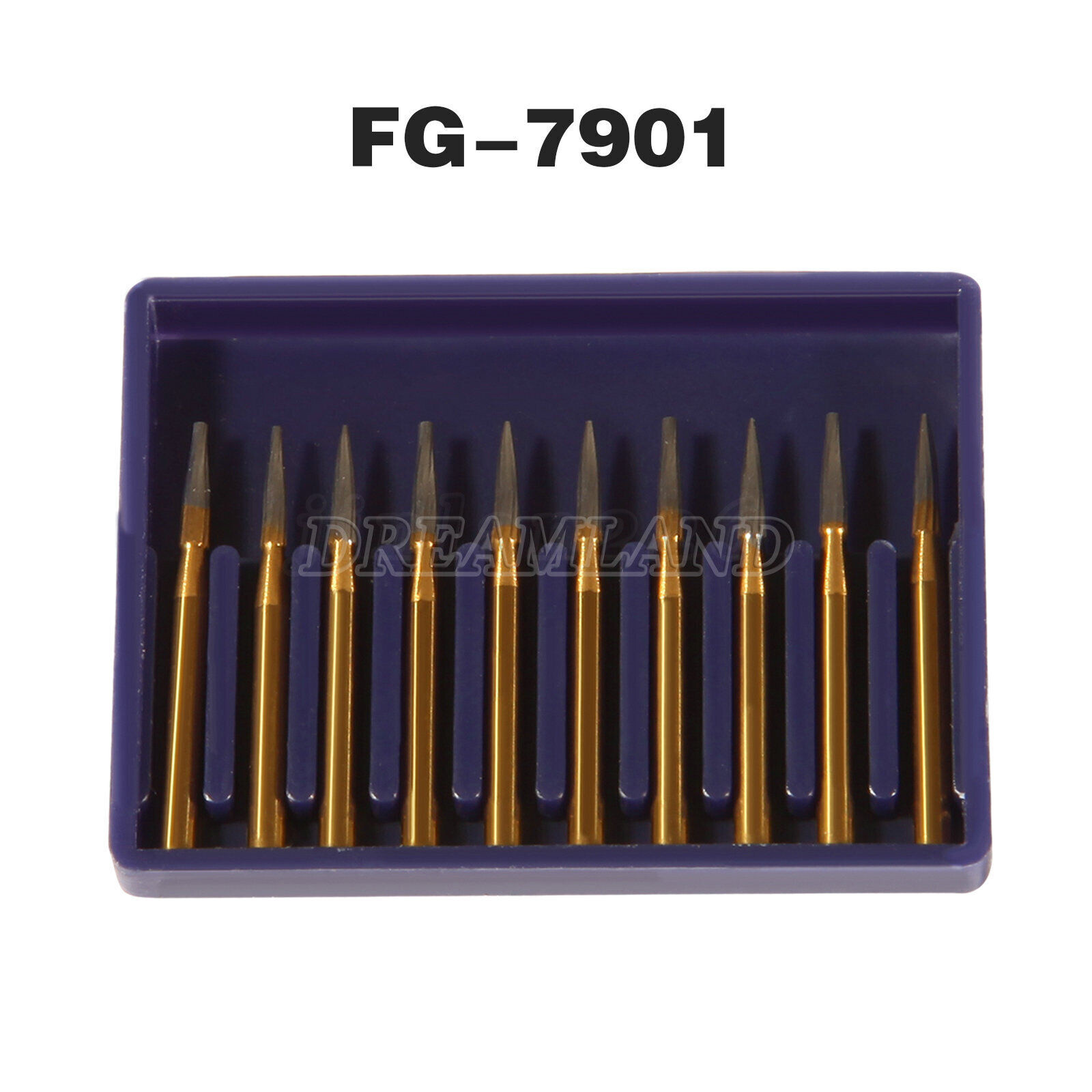 TRIMMING & FINISH DENTAL CARBIDE BURS 12 BLADES TF 7901 NEEDLE