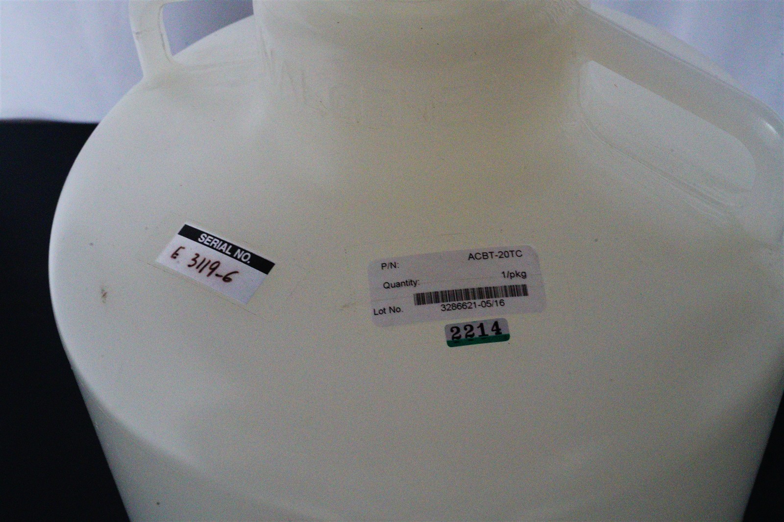 Spectrum Labs ACBT-20TC Reservoir 20 Liter Bottle, Qty 4 3/4″ Tri-Clamp Ports