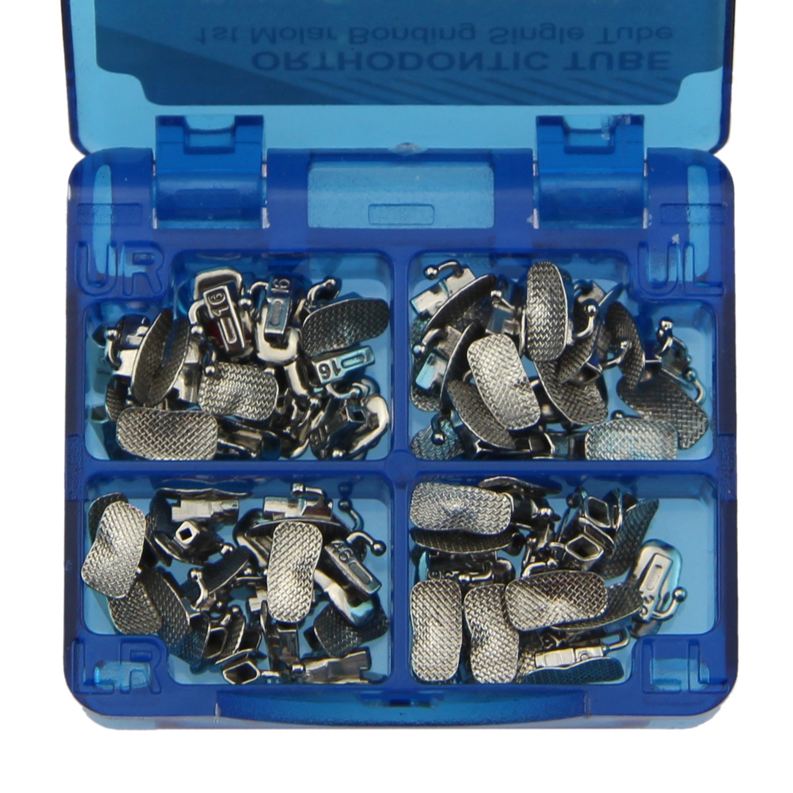 80pcs Dental Orthodontic Buccal Tubes 1st 2nd Molar MBT Roth 022 Bondable Mesh