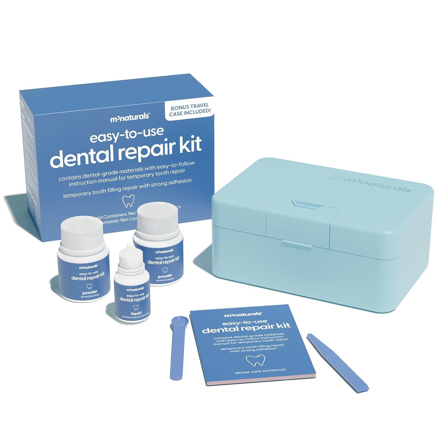 Dental Tooth Repair Kit Temporary Filling Cement for Chips Cracks Missing Teeth