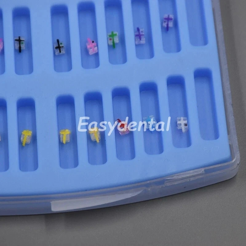 20Pcs Dental Orthodontic Ceramic Sapphire Bracket Monocrystalline Roth/MBT 022