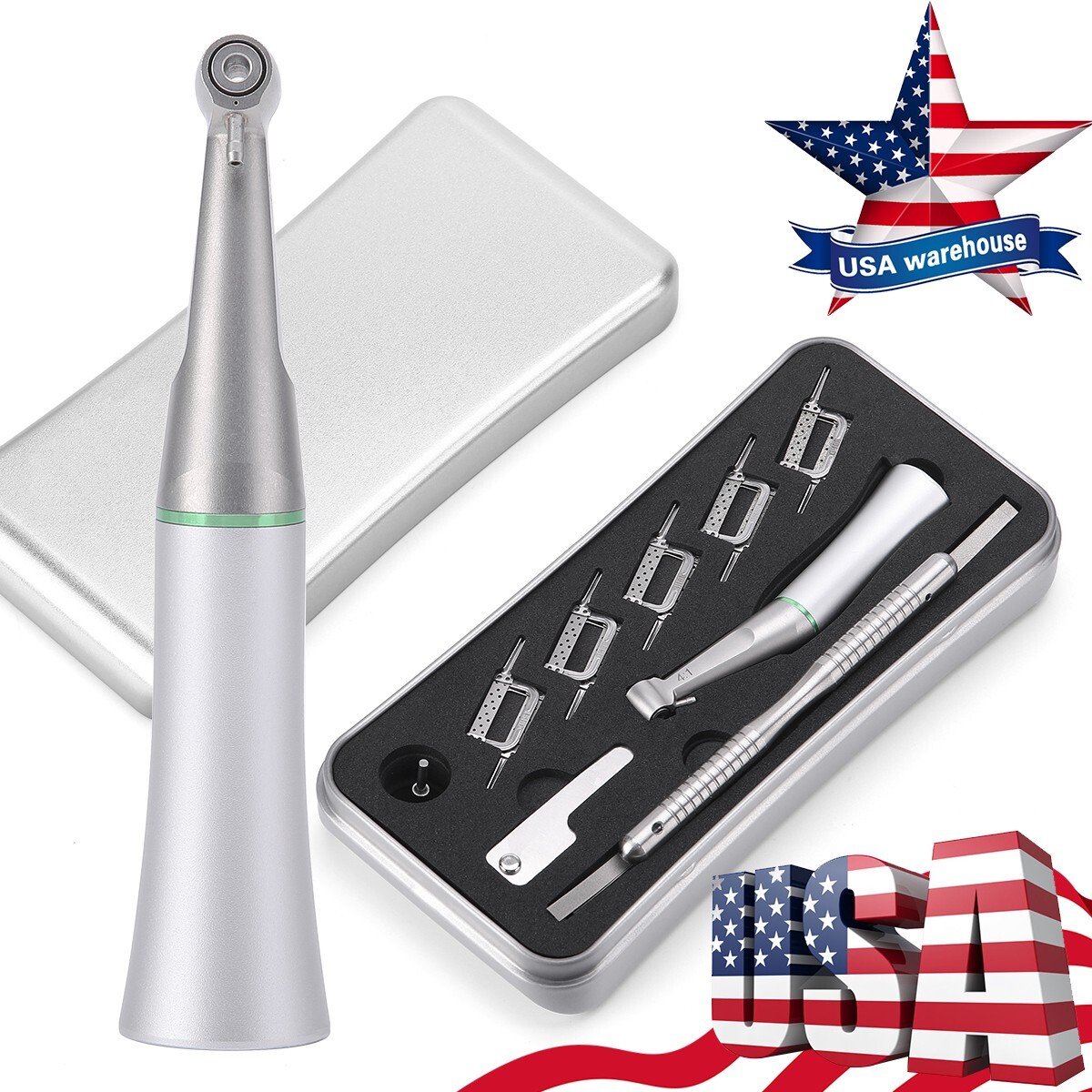 Dental Wireless Orthodontic Interproximal Stripping Handpiece+Strips /Brackets