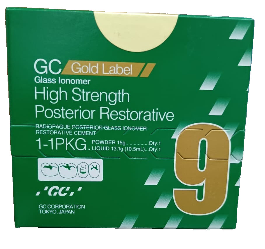GC Fuji IX Gold Label 9 Posterior Restorative Cement Glass Ionomer Dental