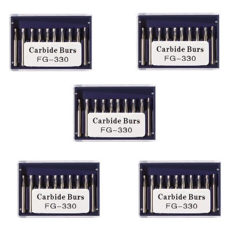 1-10 packs Dental Tungsten steel Carbide Steel Burs Bur FG-330 19mm USA