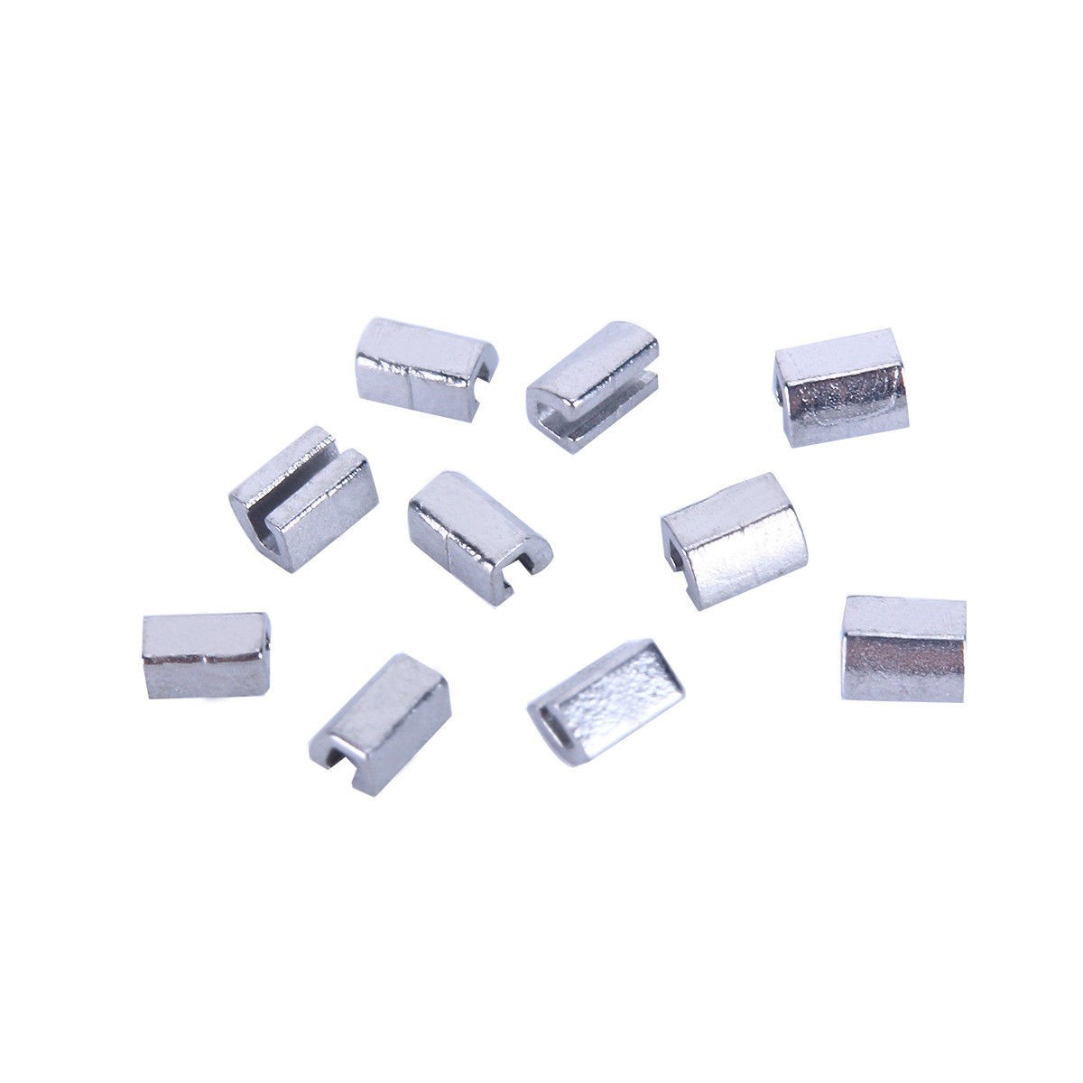10 Pcs/Bag Dental Ortho Crimpable Hooks Stops Metal Stop for Arch Wire