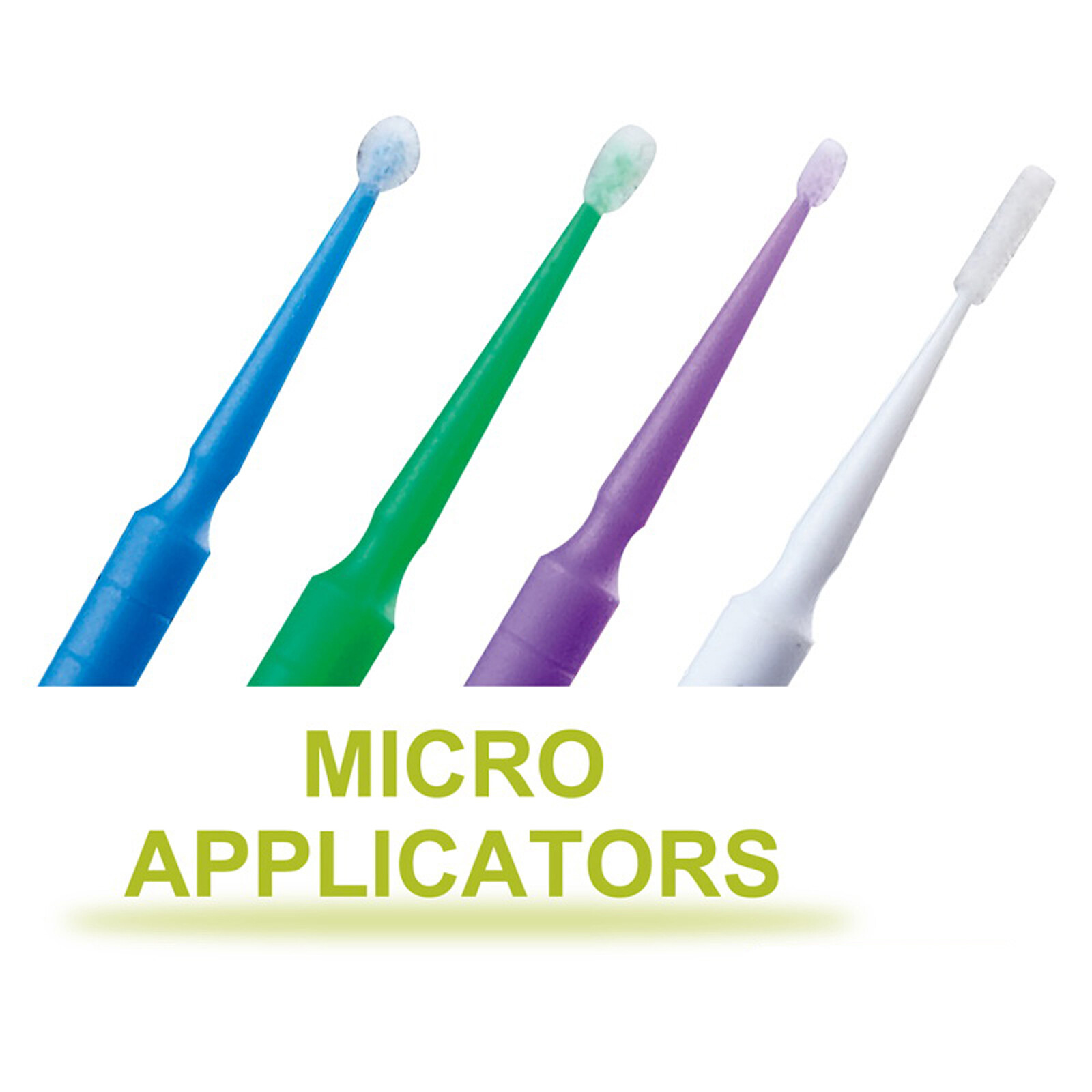 400 Pcs Dental Microbrush Micro Brush Applicator Tips Regular/Fine/Cylinder USA