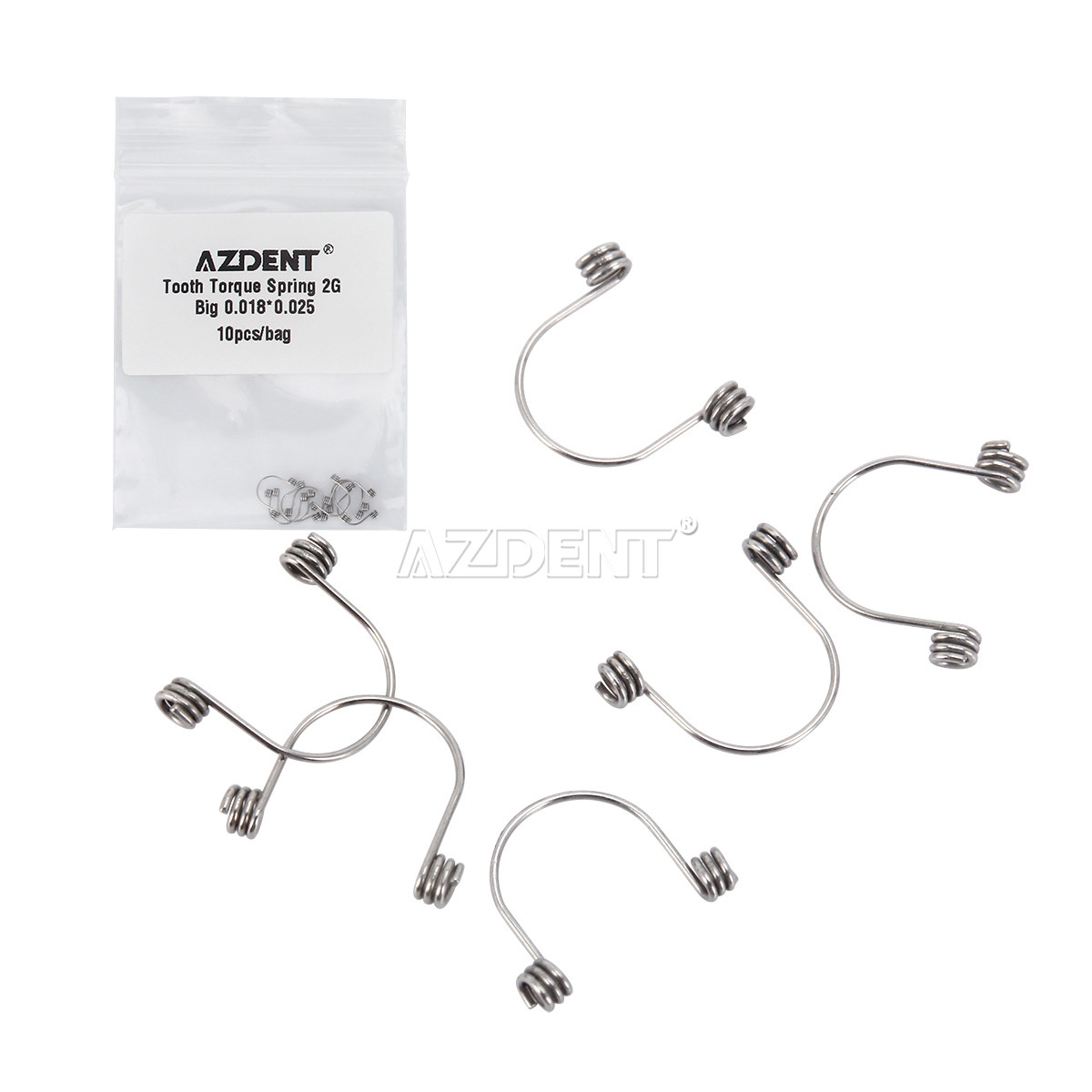 10Pcs/Bag Dental Orthodontic Anterior Teeth Torque Rectangular Springs AZ SALE