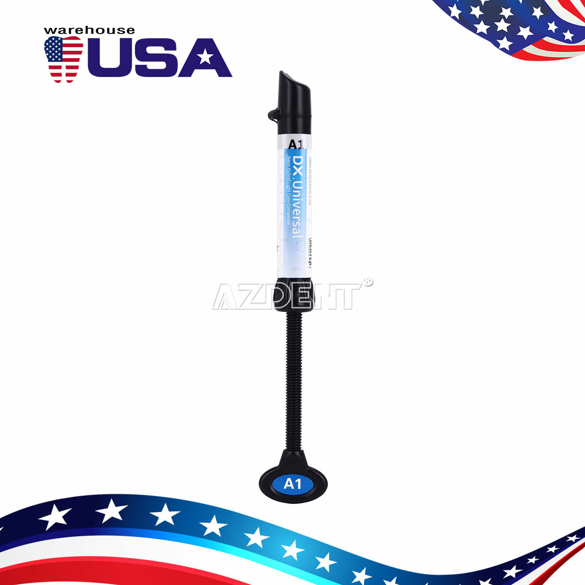 Dentex Dental Composite Light Cure Universal Resin /Acid Etching Gel 37%/Bonding