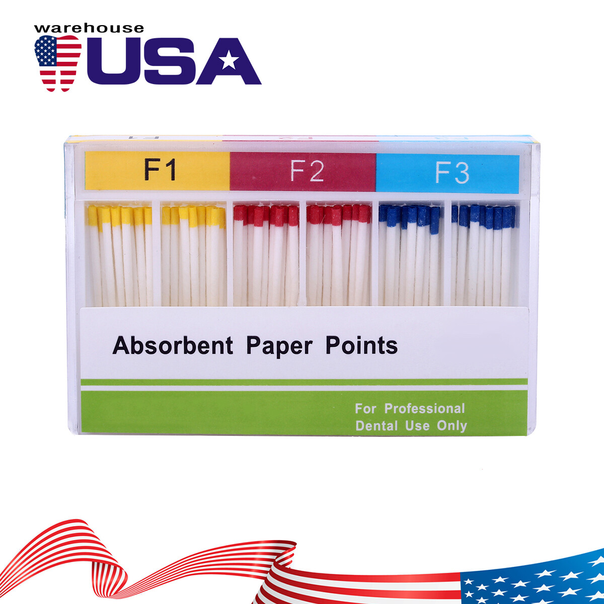 Dental Gutta Percha Points/Absorbent Paper Points Taper 02/04/06 Endo Root Clean