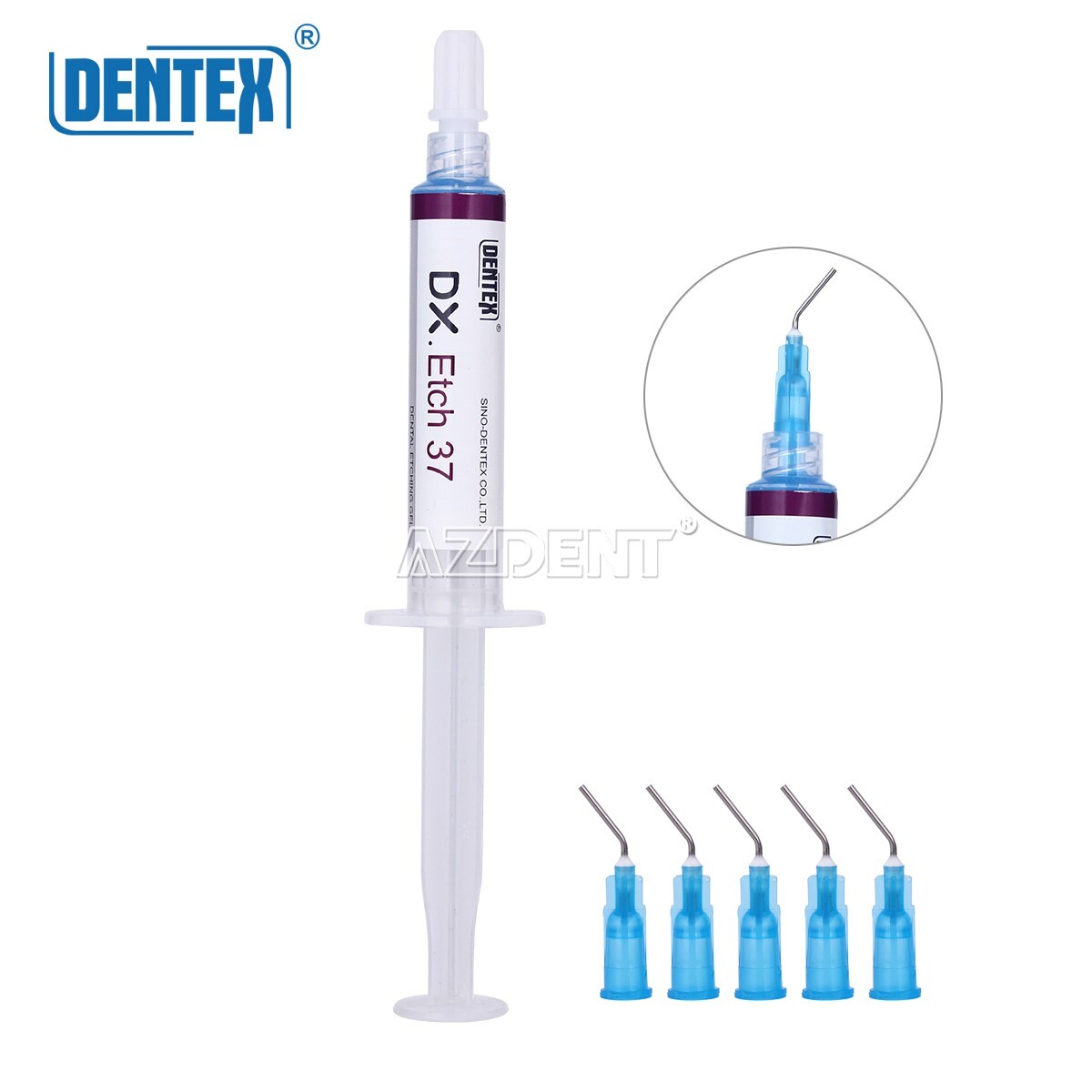 10X Dentex Dental Etching Gel 37% Acid Etchant Gel 5ml/syringe