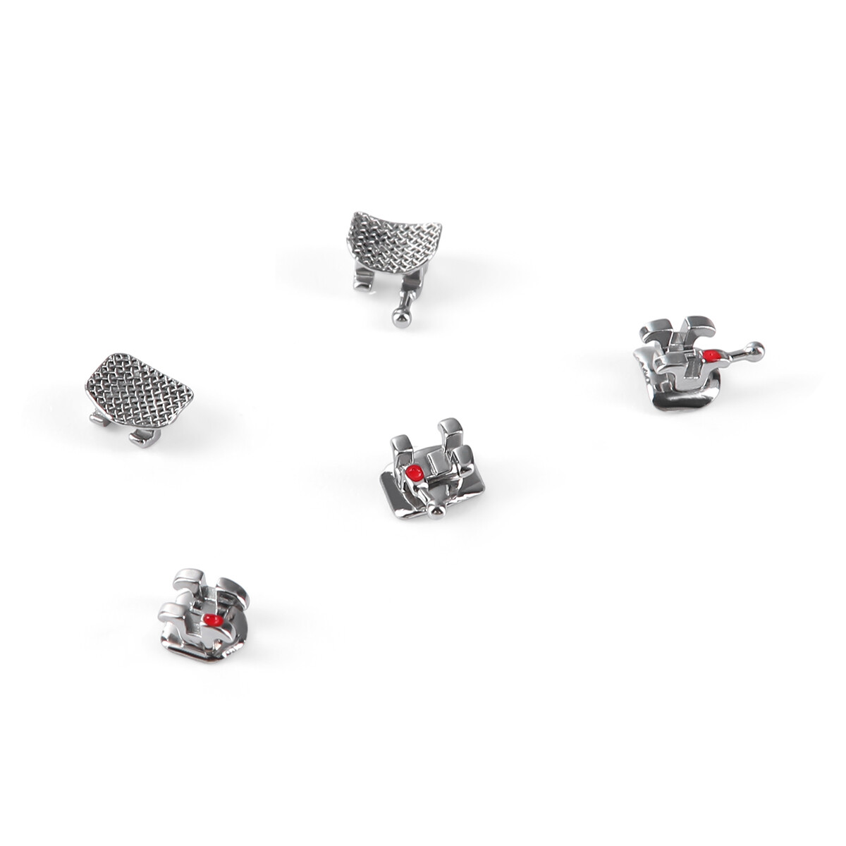 Dental Orthodontic Brackets Braces Metal Mini Roth/MBT 018/022 Hooks 3/345