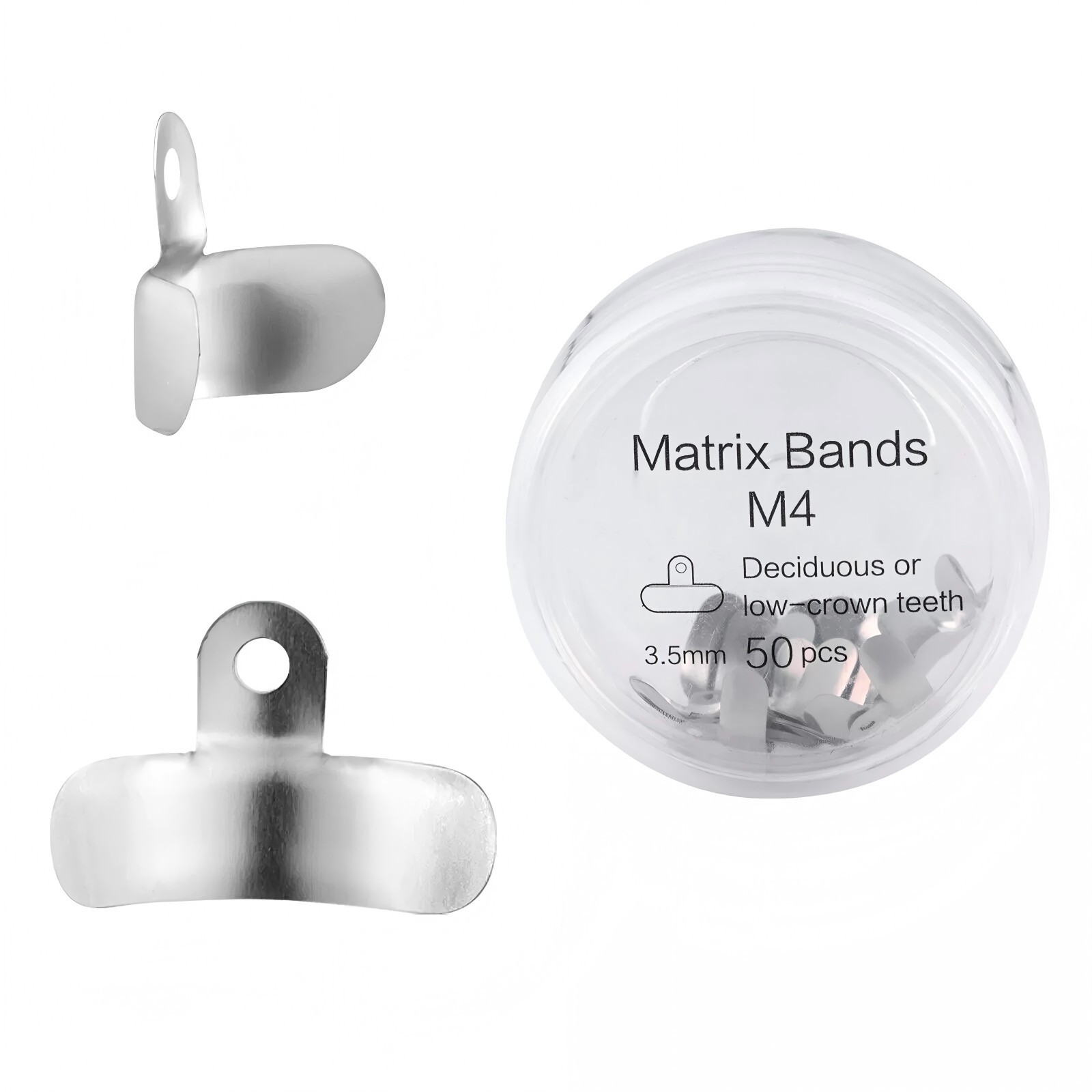 Dental Matrix Bands M4 Ring Sectional Matrice Clamp Fits Palodent V3 Garrison