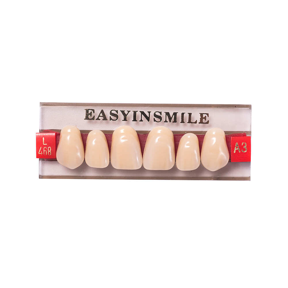 Dental Acrylic Resin Denture False Teeth Upper Lower Full Set A1/A2/A3 Shade USA