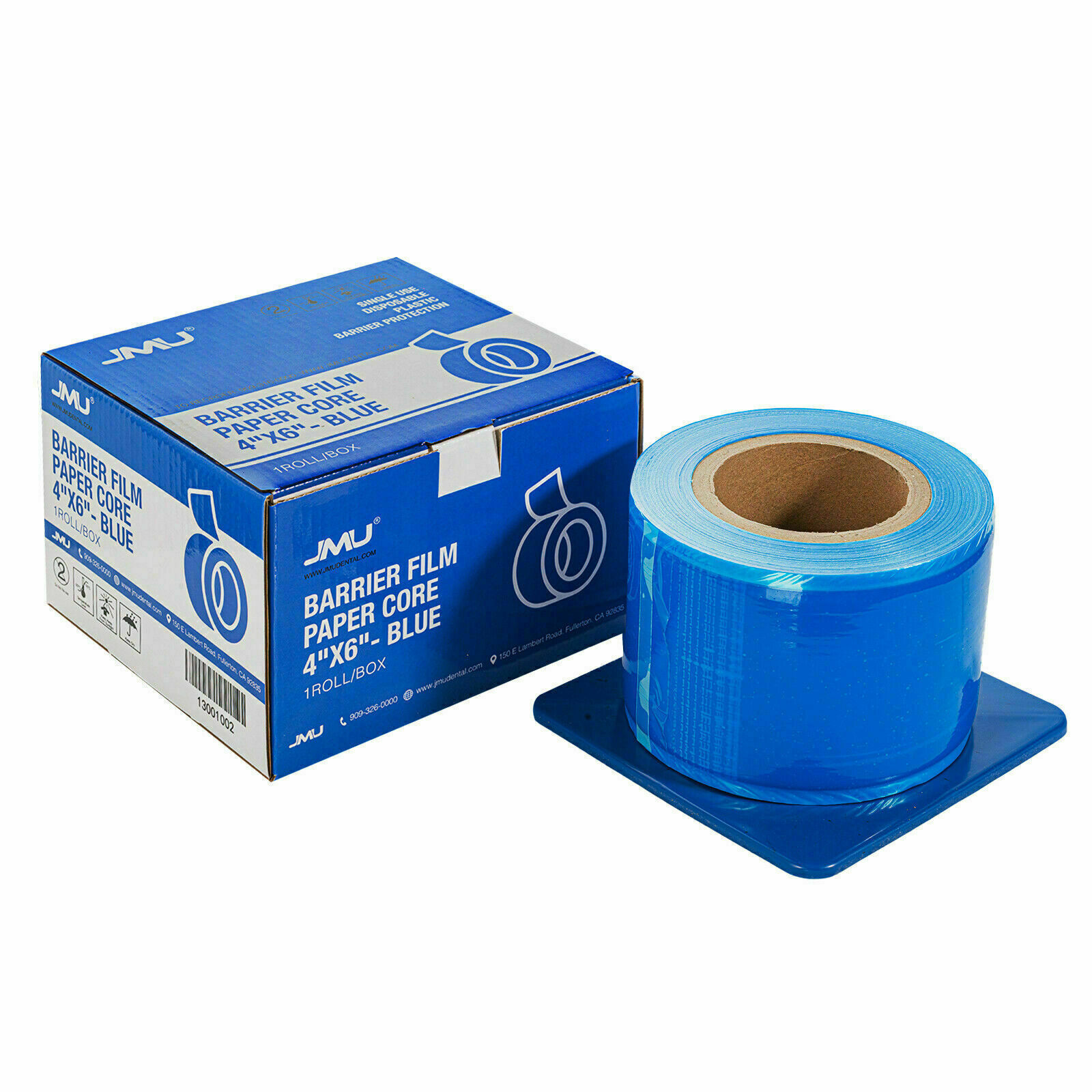 Lot Blue Barrier Film Tape For Dental Tattoo Medical Adhesive Roll 4 ” x 6 “