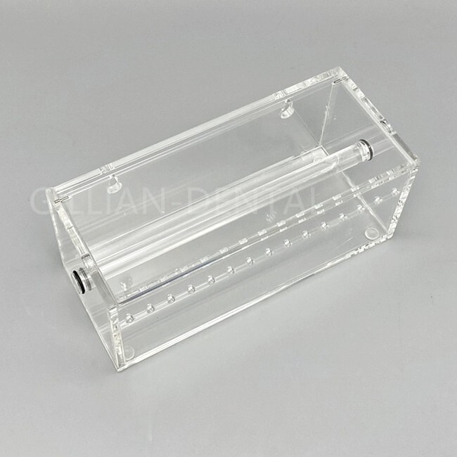 1 Box Dental Orthodontic Elastics Power Chains Ligature Ties Holder Acrylic Case