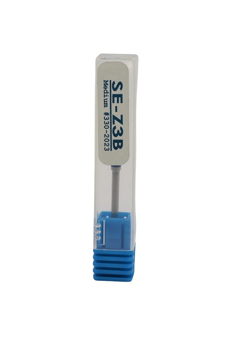 Dental Lab Solid White Zirconia Ceramic Bur Micromotor HP Cutter Polish SE-Z3B