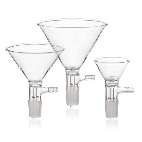 Bulk Buy 50mm – 150mm Transparent Glass Filter Funnel with Standard Joint CA
