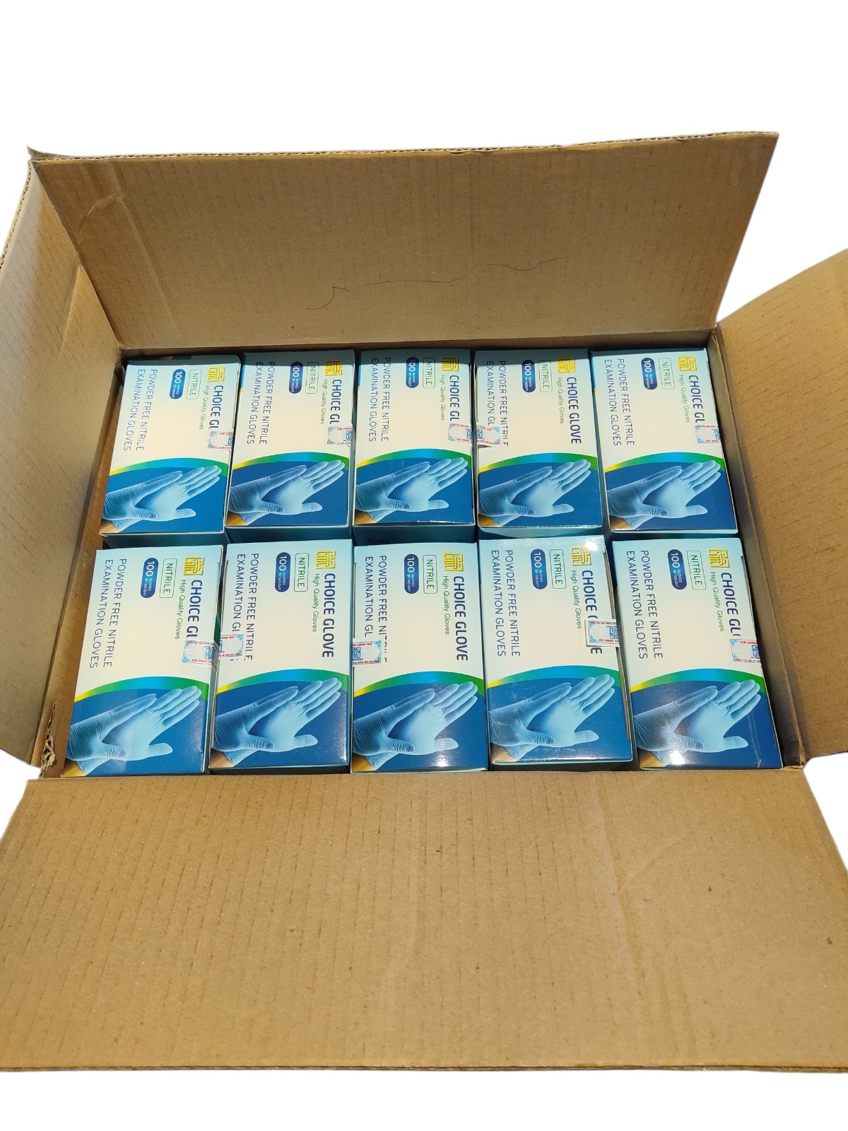 Choice Glove Powder Free Nitrile Examination Gloves Size Large Case of 1000 New