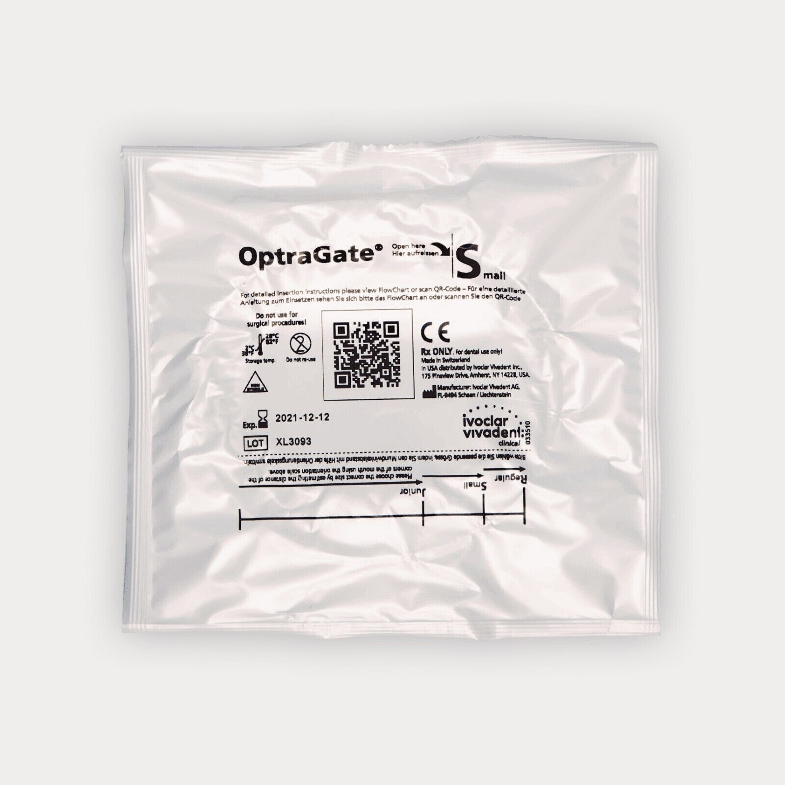Ivoclar OptraGate Assortment Non Latex Optragate Lip & Cheek Retractor 40pc/pk