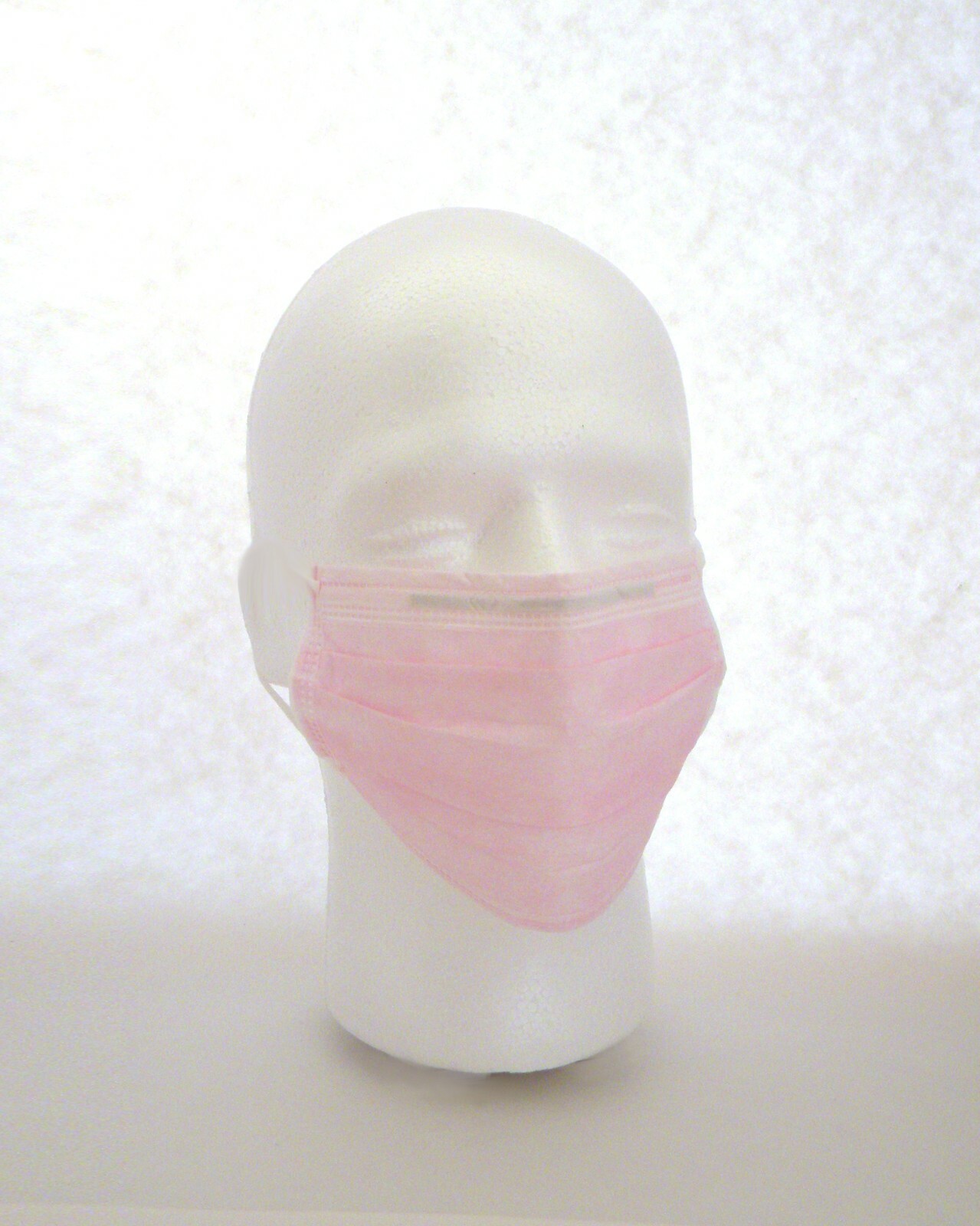 Disposable Face Masks (BFE 99%)Ear-Loop 3 Ply Pink Color 50 pcs
