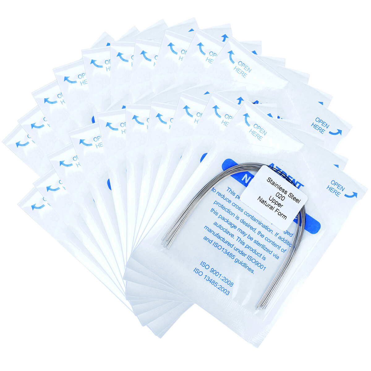 Dental Orthodontic Natural Form Arch Wires Stainless Steel Round 10PCS/Pack HOT