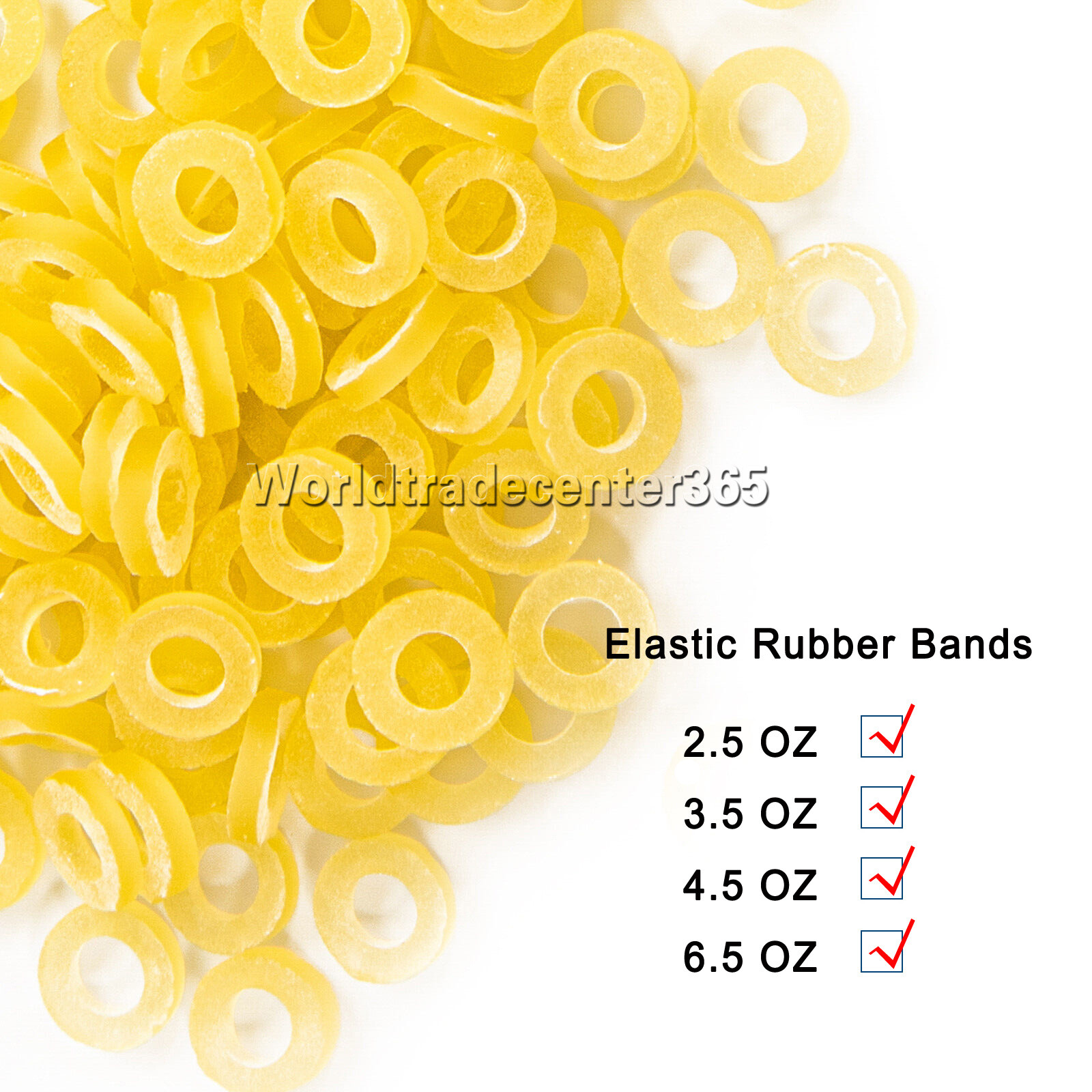 5000pcs Dental Ortho Elastic Rubber Bands 3.5/5.0/6.5 OZ Zoo Pack Latex Braces