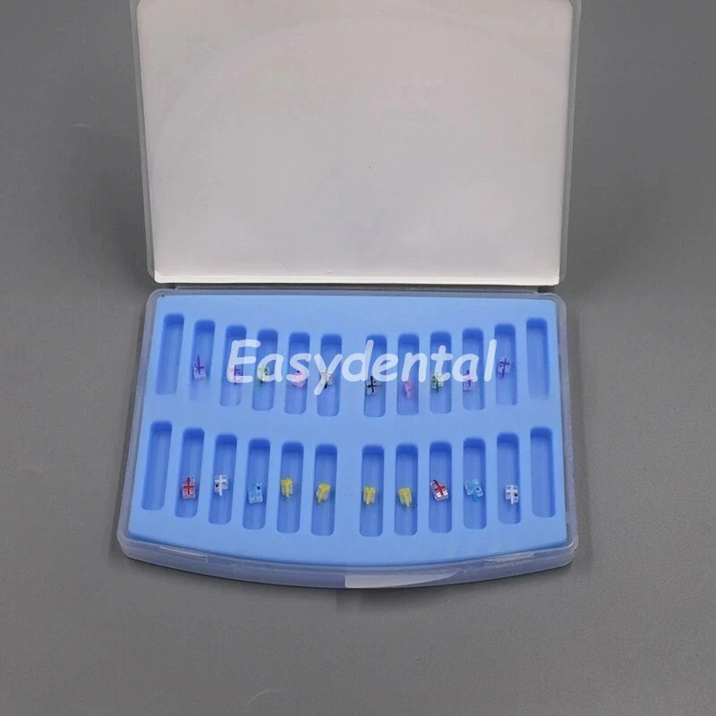 20Pcs Dental Orthodontic Ceramic Sapphire Bracket Monocrystalline Roth/MBT 022