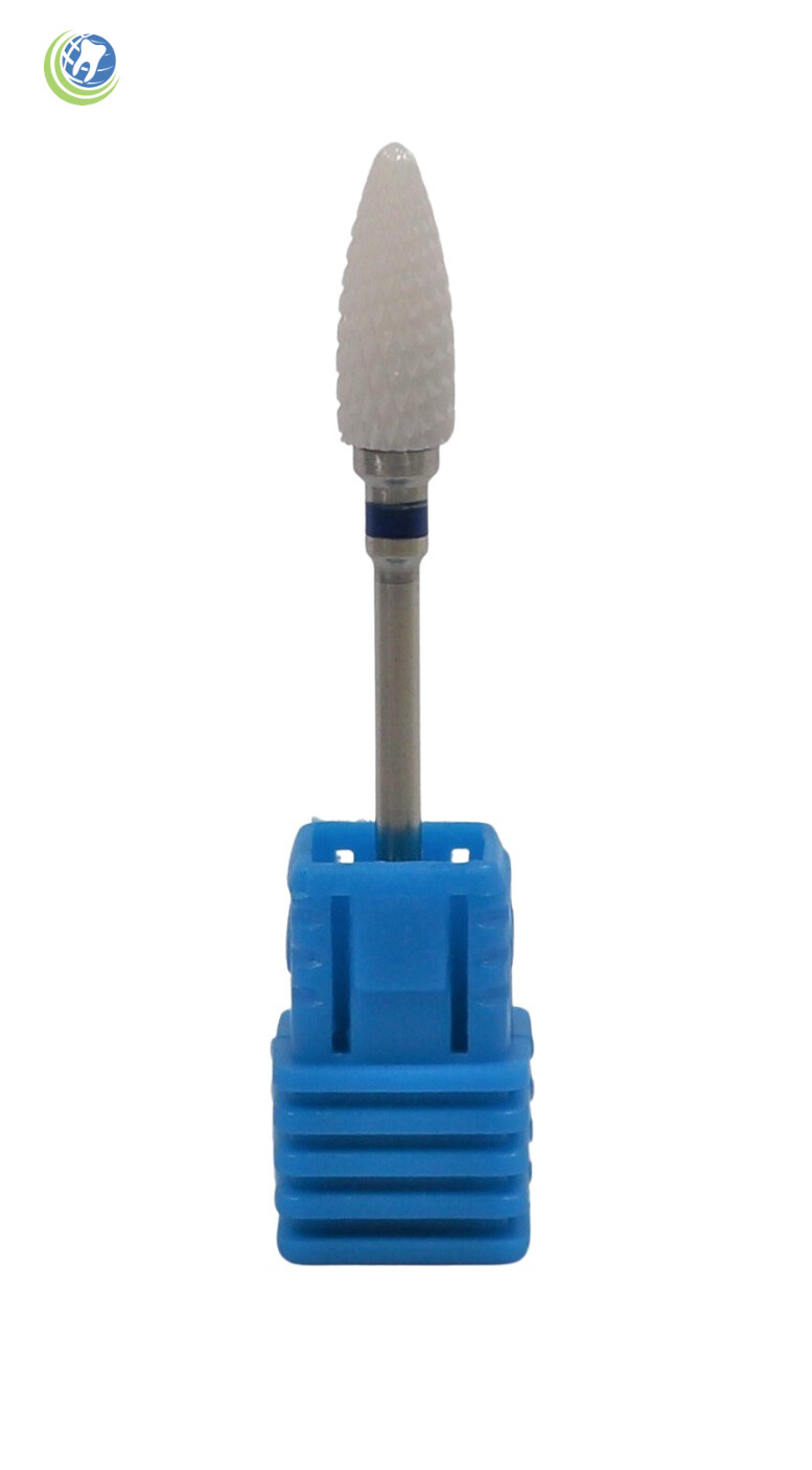 Dental Lab Solid White Zirconia Ceramic Bur Micromotor HP Cutter Polish SE-Z3B