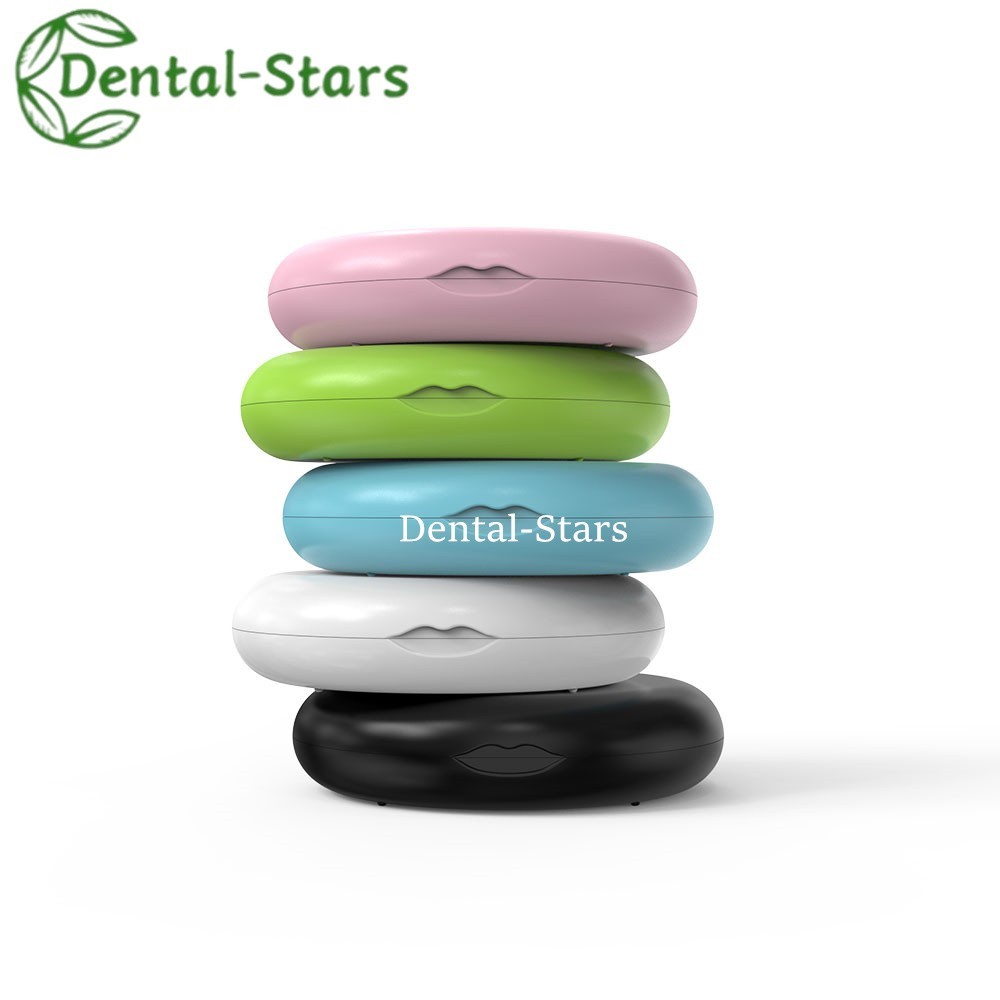 Dental Retainer Box Braces Orthodontic Aligner Case Magnetic Mouth Guard Box
