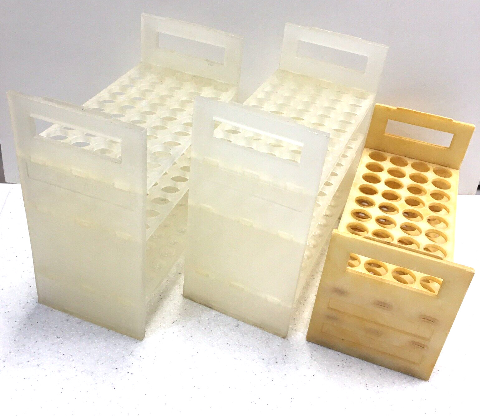 Bel-Art Test Tube Rack Holder 3 Lot Halloween Haunted House Laboratory Lab Prop