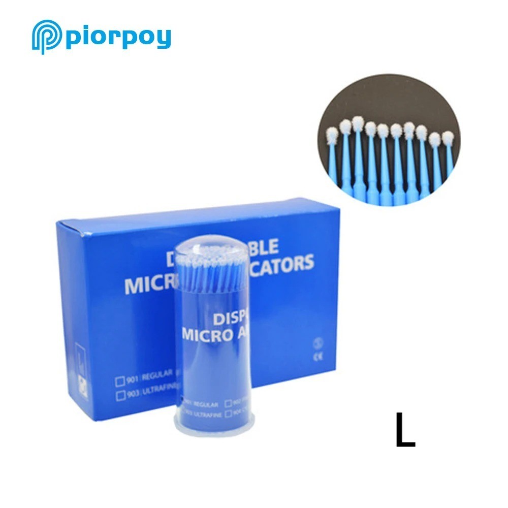 400 Microbrush Micro Brush Applicator Tips Regular, Fine, Super Fine Dental