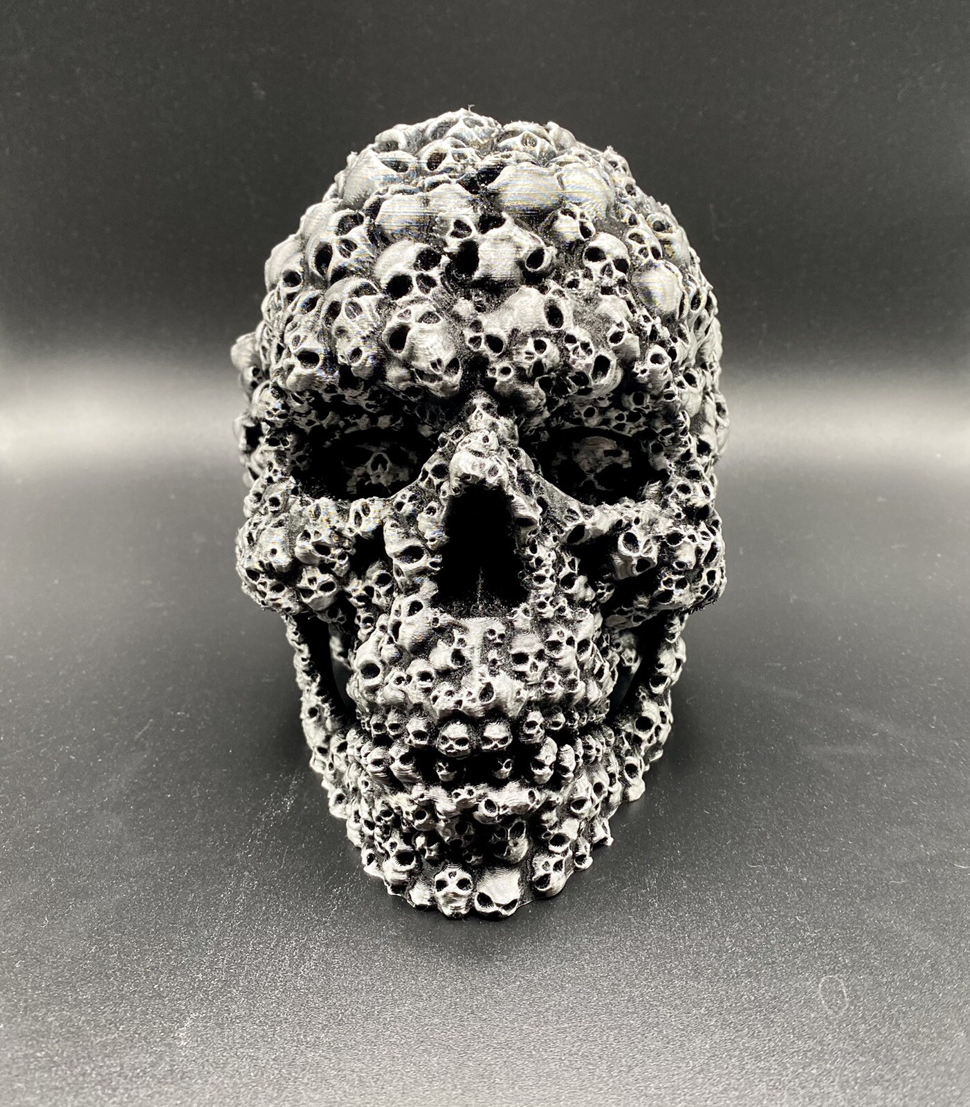 Human Skull Of Skulls Replica 3D Print Halloween Decor Hex3D
