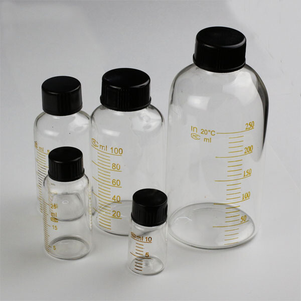 5ml – 250ml Reagent Bottles with Scale Chemistry Biology Laboratory Supplies