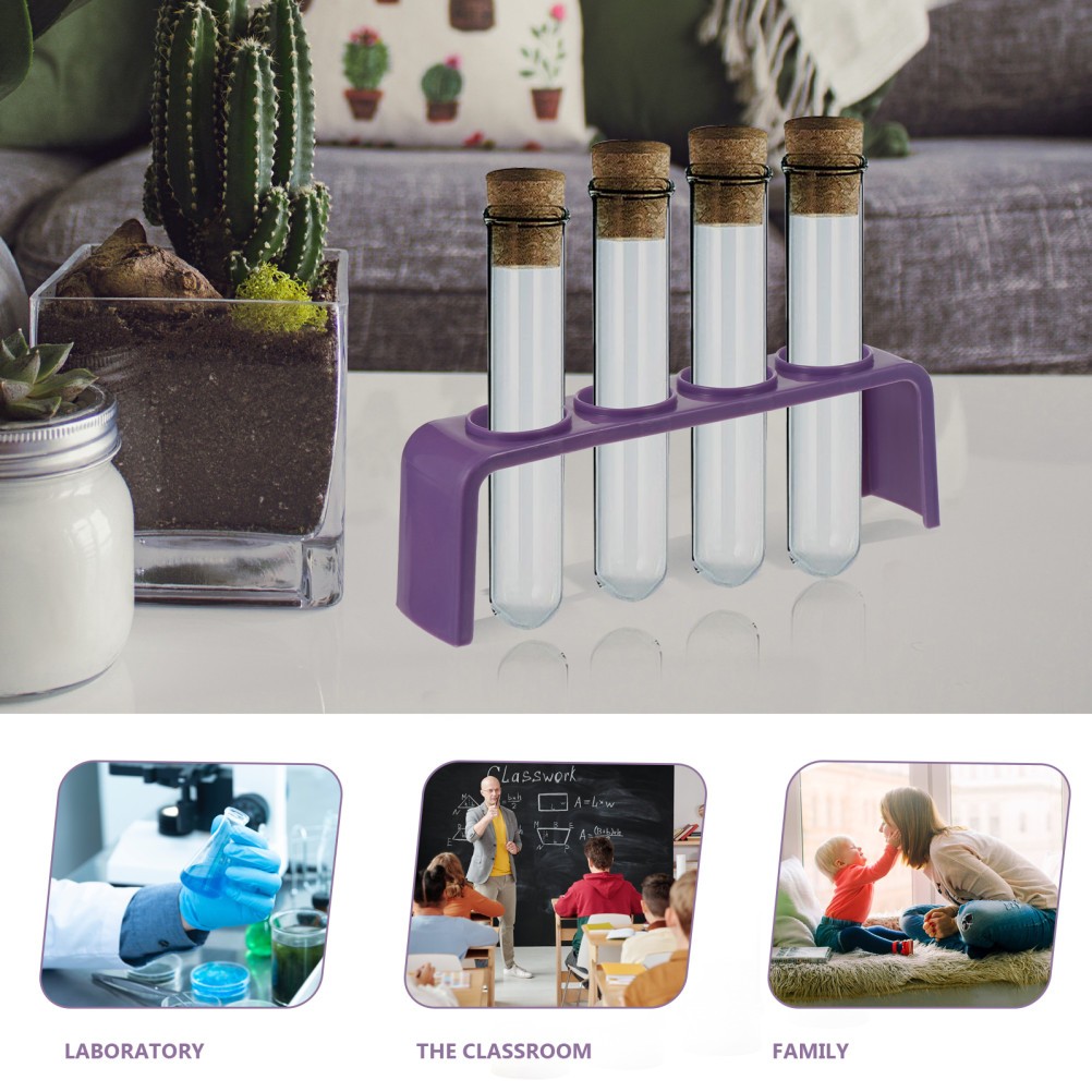 4pcs Test Tube Holders Test Tube Stands School Teaching Equipment