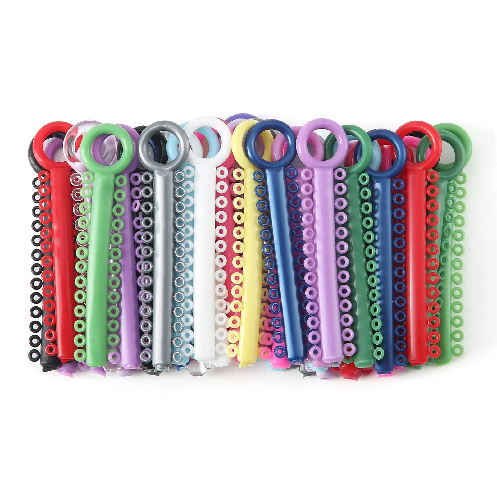 1040pc Orthodontic Elastic Ligature Tie Rubber Braces Dental Ligadura Ortodoncia