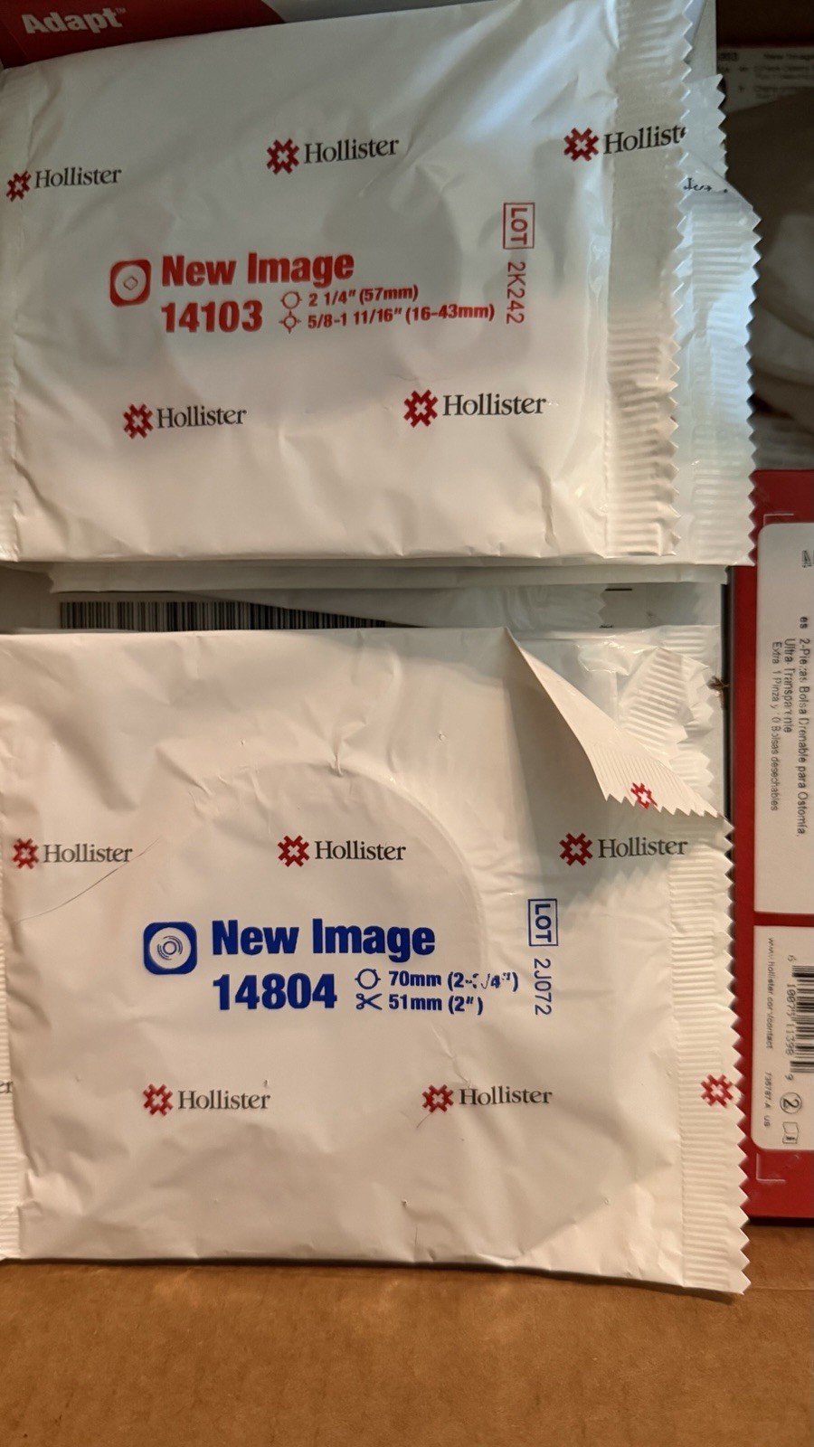Hollister Ostomy Supplies Lot 90+ Bags And 20+ Flanges And Additional Items