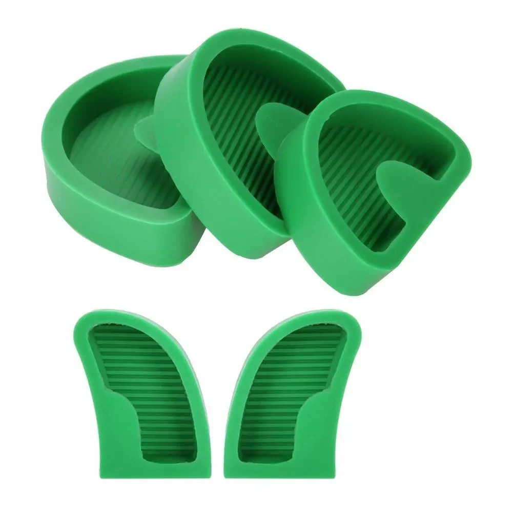 5 Pcs/Set Dental Lab Silicone Rubber Plaster Model Former Base Molds Trays