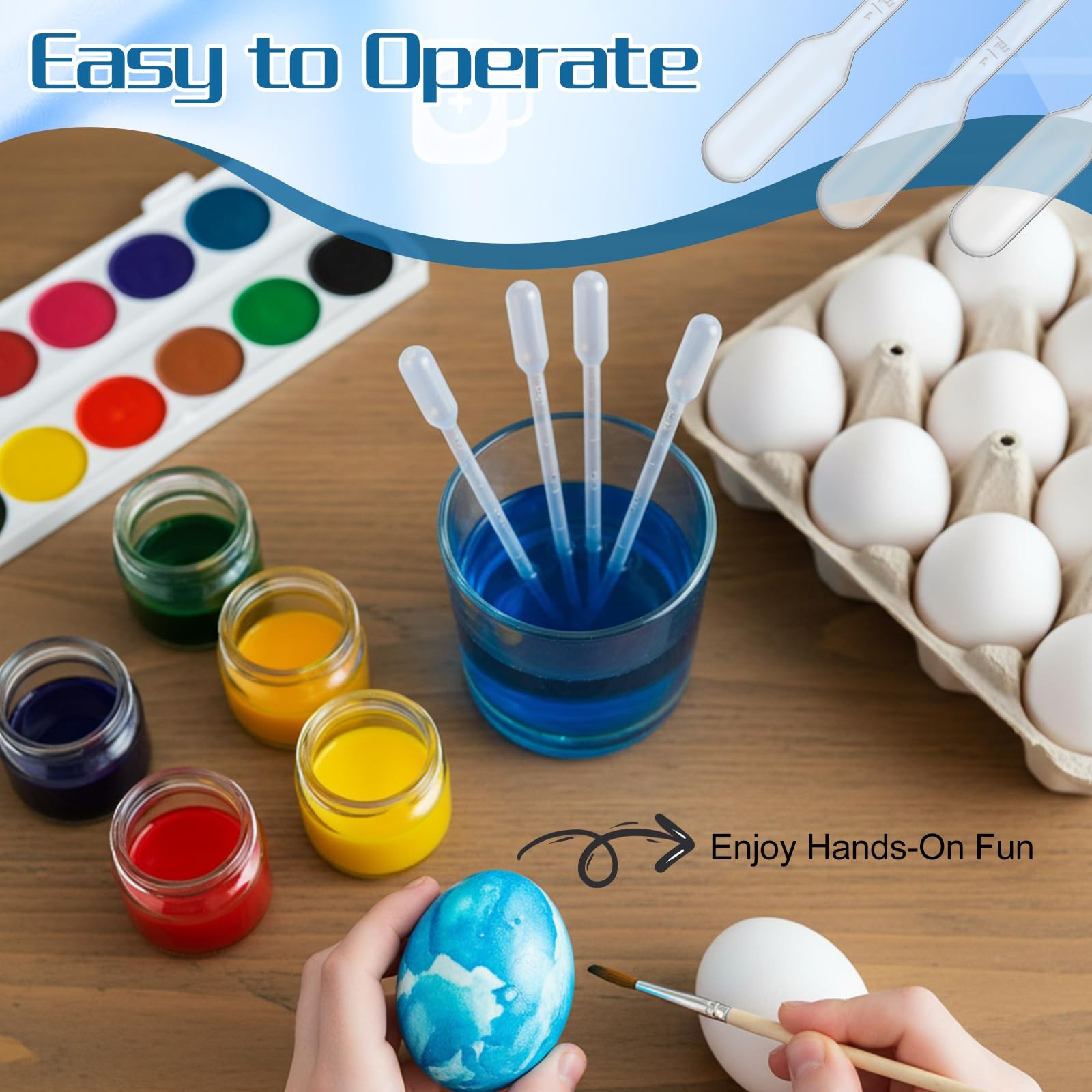 1000 Pcs 1ML Premium Disposable Plastic Transfer Pipettes, Clear Graduated Ey…