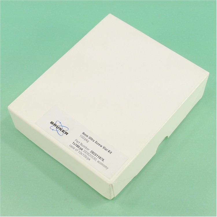 NEW Agilent 392611979 Clear Glass Ultra Screw Top Vial Kit 2ml, 9mm 100/pk