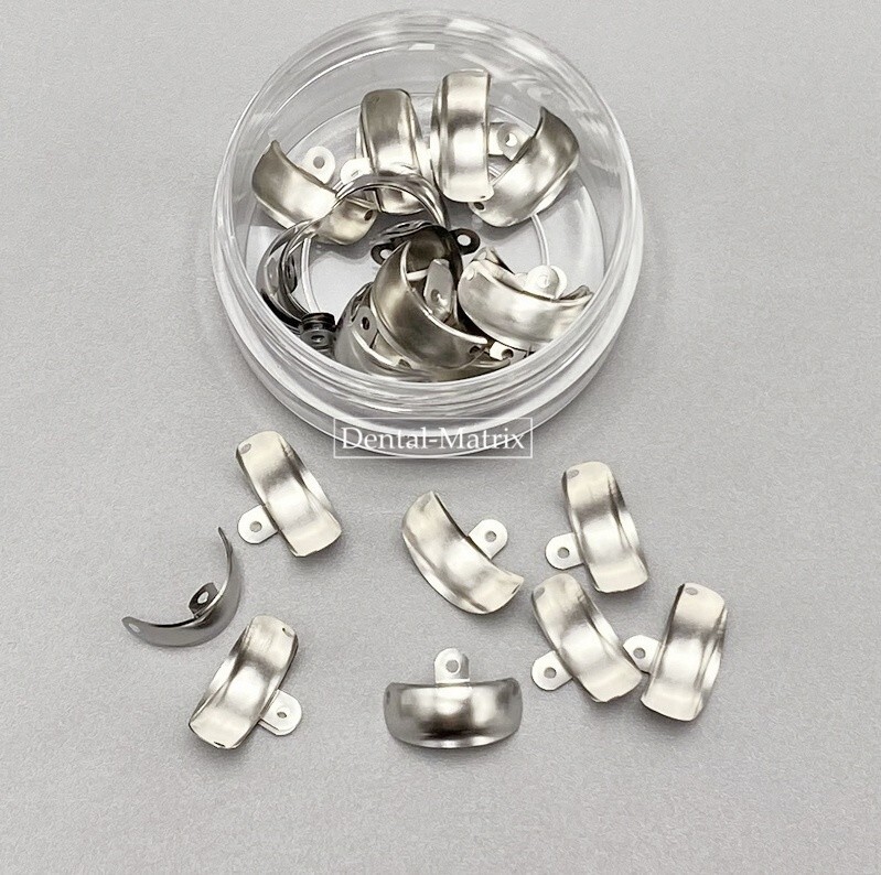 Dental Sectional Contoured System Matrix Bands M4 Metal Matrices Refill 50pcs